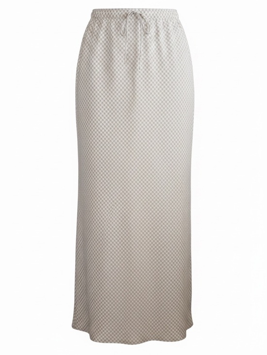 wild fable Dresses & Skirts - Wild Fable Gingham Midi Skirt Tan & White Size XS NWT